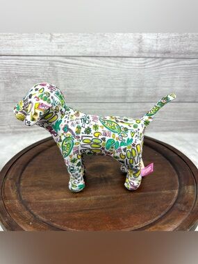 Victoria's Secret Pink Graffiti Print Stuffed
Animal Collectible Dog NWT